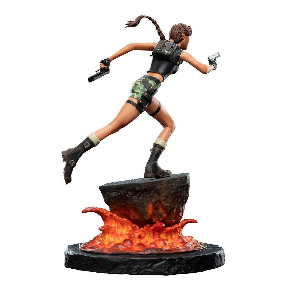 Miniatura: Tomb Raider Mini Statue Lara Croft: The Sanctuary of Flame 19 cm