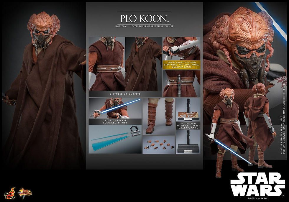 Miniatura: Star Wars: Episode III Revenge of The Sith 1/6 Plo Koon MMS785