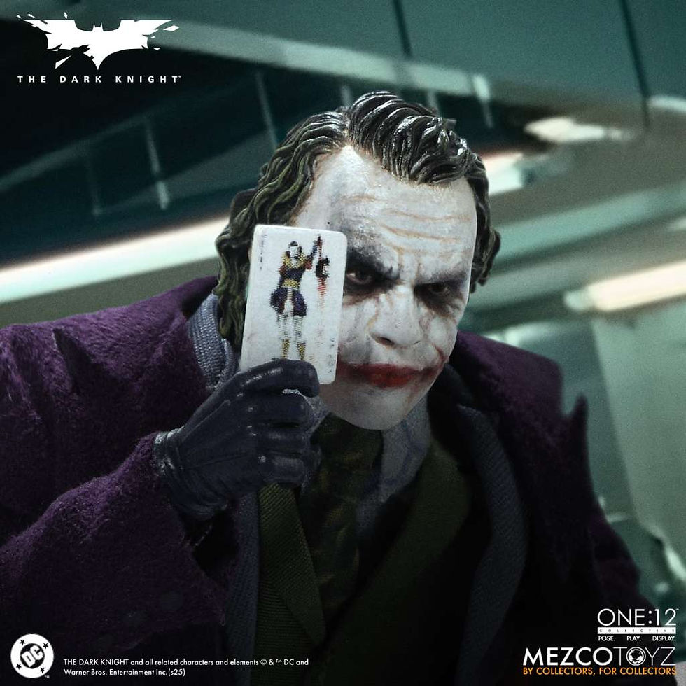Thumbnail: The Dark Knight Action Figure 1/12 Joker 17 cm
