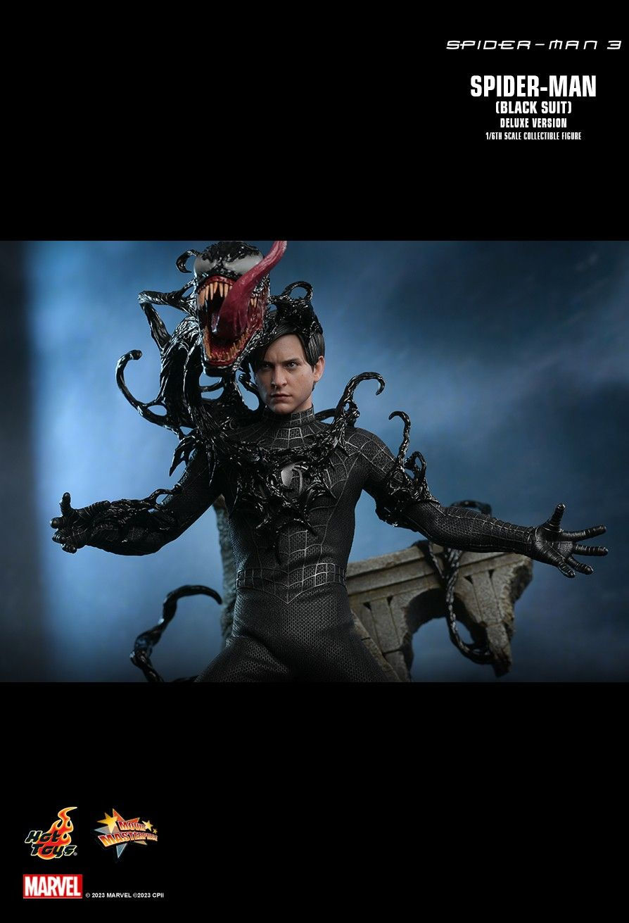Thumbnail: Spider-man 3  Spider-man (black Suit) 1/6 Deluxe Edition 30 cm