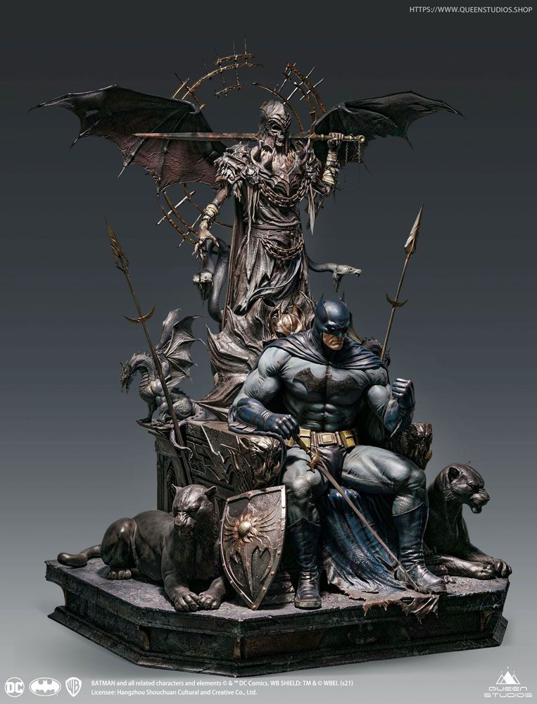 Miniatura: DC Comics Batman On Throne 1/4 Scale Statue