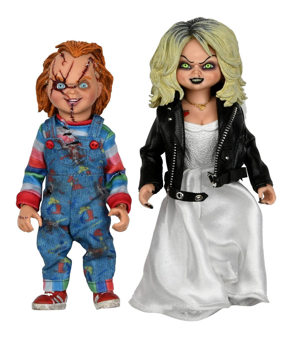 Bride of Chucky Clothed Action Figure 2-Pack Chucky & Tiffany 14 cm by NECA
