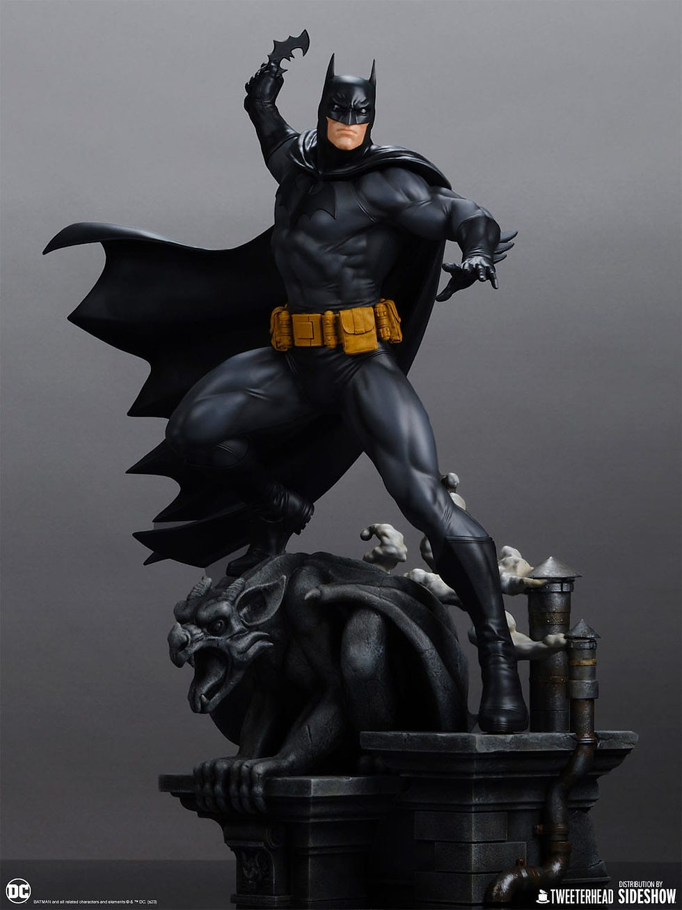 Miniatura: DC Comics Maquette 1/6 Batman (Black and Gray Edition) 50 cm