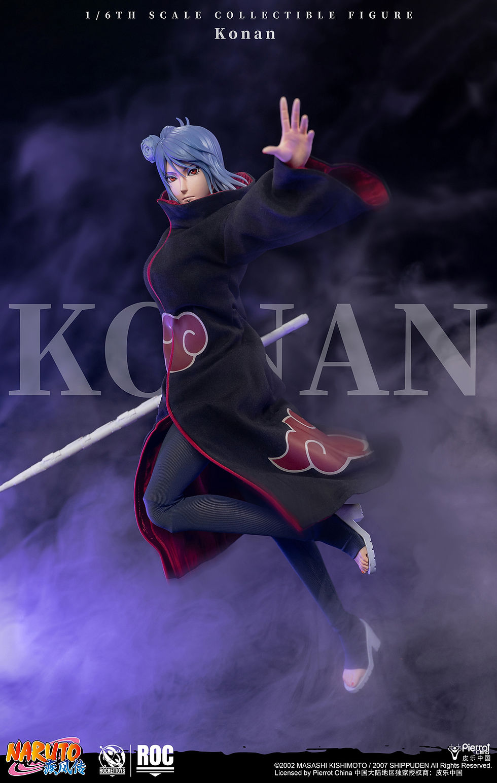 Thumbnail: Rocket Toys Naruto Shippuden 1/6  Konan ROC-023