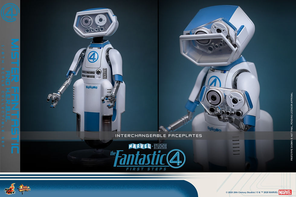 Miniatura: The Fantastic 4 1/6 Mister Fantastic & H.E.R.R.B.I.E. MMS822
