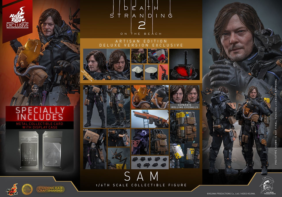 Thumbnail: Death Stranding 2: On the Beach 1/6 Sam  ARTISAN ED. VGM77AE