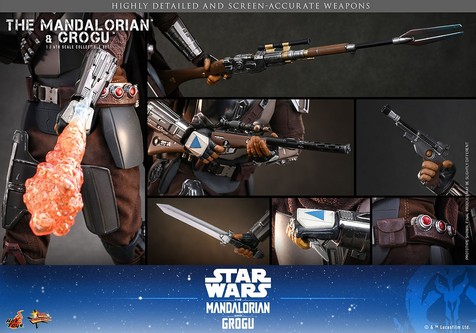 Thumbnail: Star Wars: The Mandalorian and Grogu 1/6 The Mandalorian & Grogu MMS871