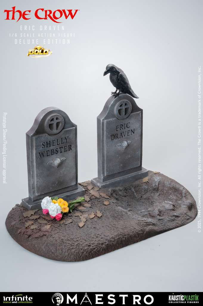 Miniatura: The Crow  Maestro Line 1/6 Luxury Eric Draven Deluxe GOLD Edition
