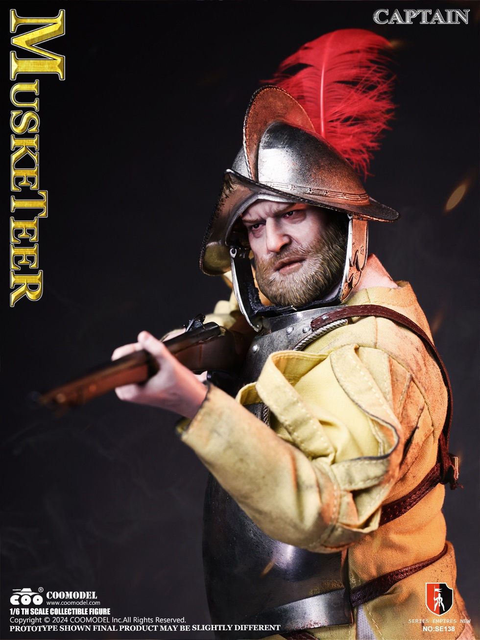 Thumbnail: Coomodel Series Empires New 1/6 Musketeer Captain SE138