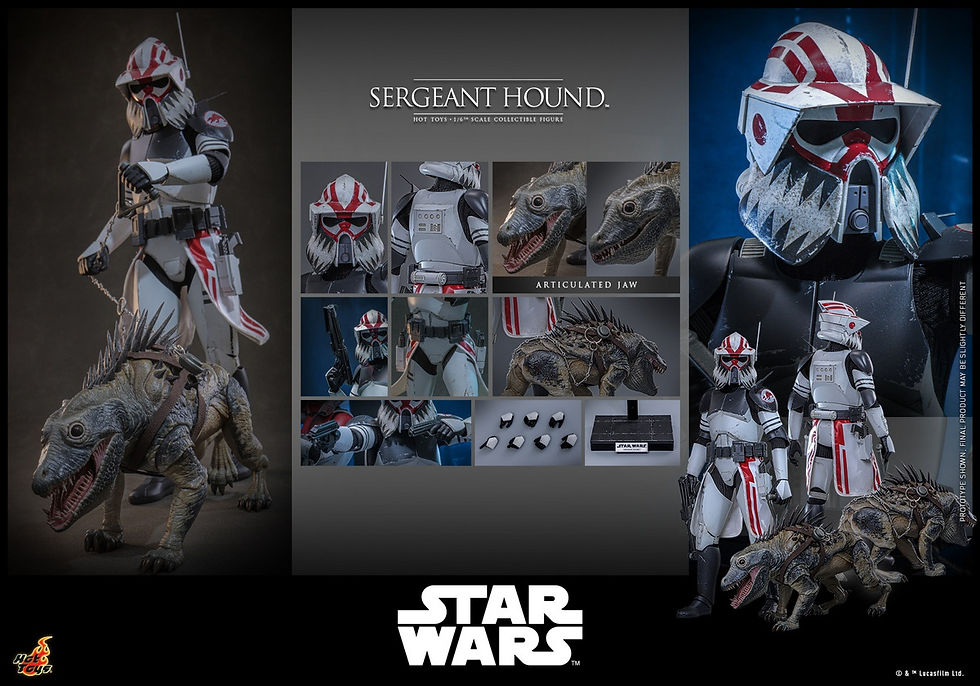 Miniatura: Star Wars: The Clone Wars 1/6 Sergeant Hound TMS167
