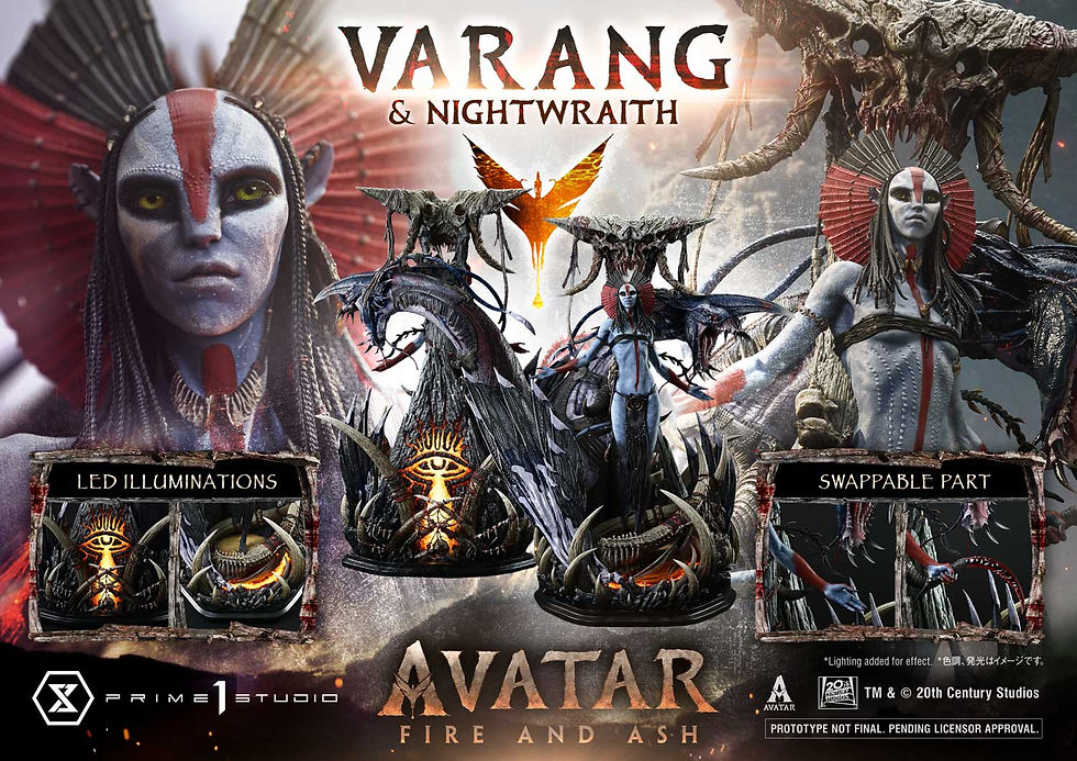 Miniatura: Avatar : Fire and Ash 1/4 Varang & Nightwraith Standard Ed. REMAVTR-03