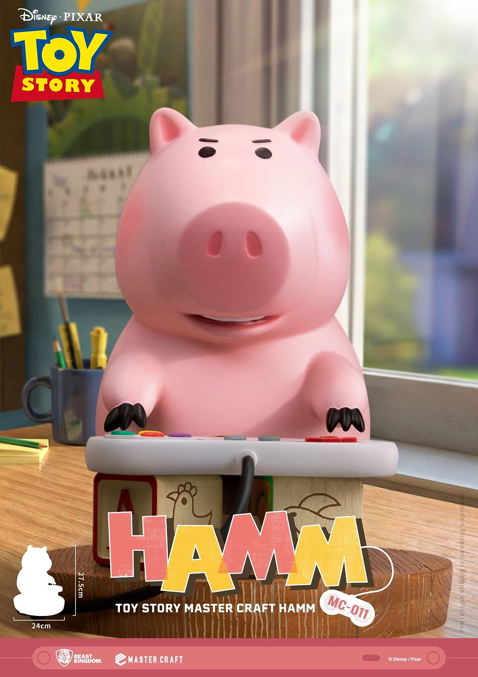 Thumbnail: Toy Story Master Craft Statue Hamm 28 cm
