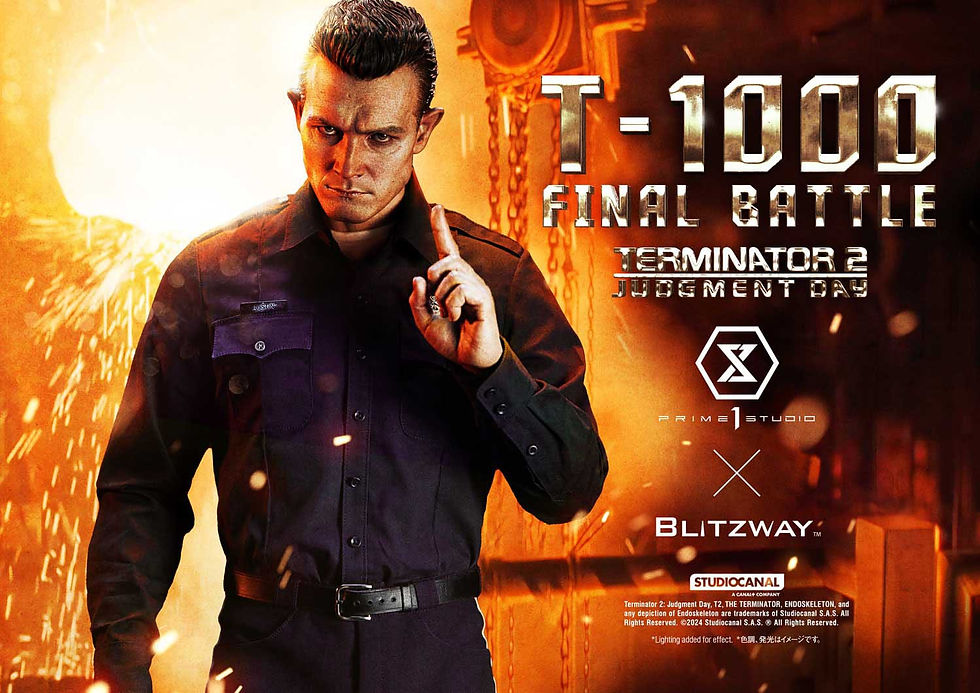 Thumbnail: Terminator 2 Museum Masterline Series Statue 1/3 T-1000 Final Battle 73 cm
