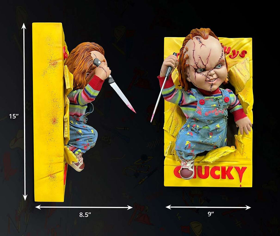 Miniatura: Bride of Chucky - Chucky wall sculpture 1/2 o 1/1