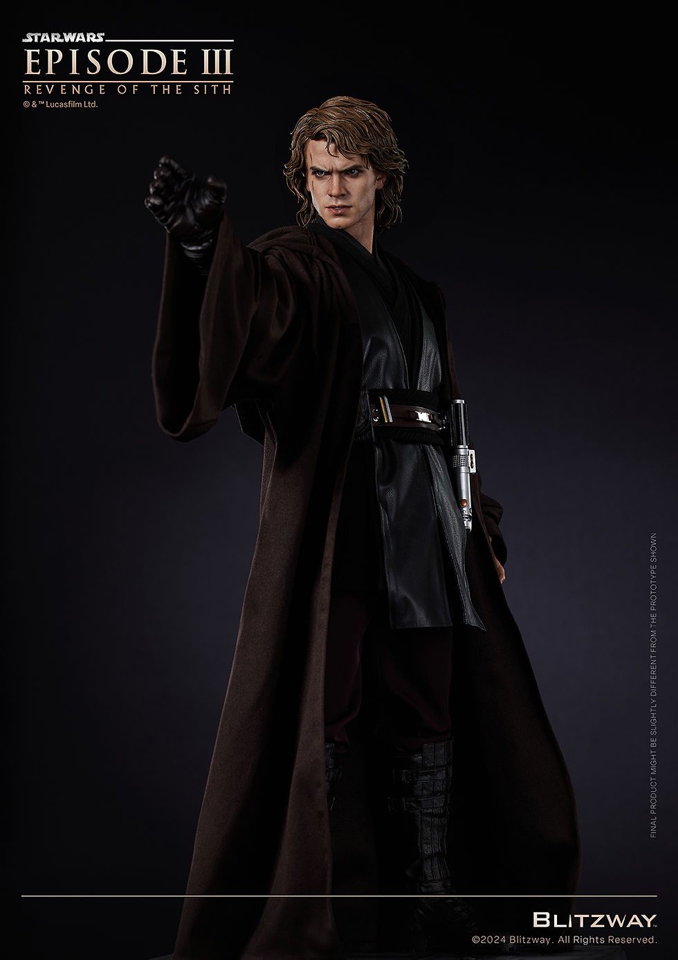 Miniatura: Star Wars: Episode 3 Anakin Skywalker 1/4 "Action Statue" Normal Ed. BW-SS-22901