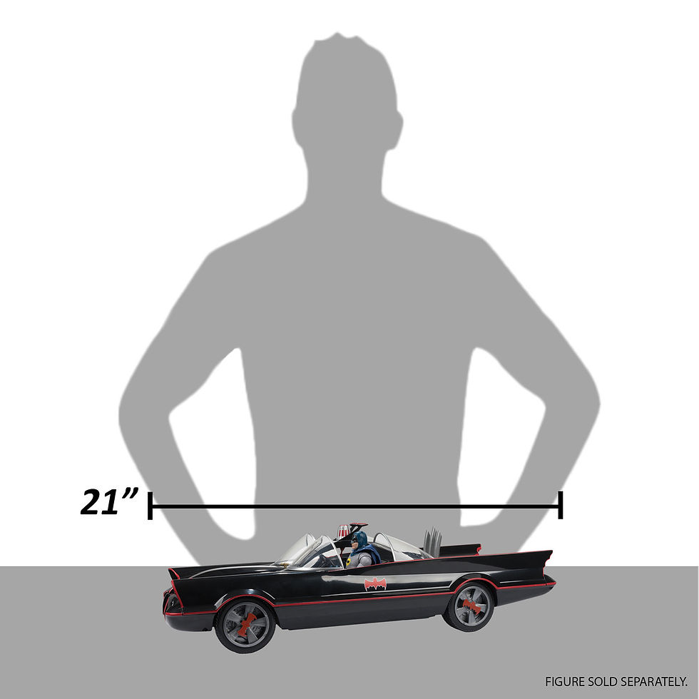 Thumbnail: Dc multiverse vehicles batman 1966 batmobile 50 CM