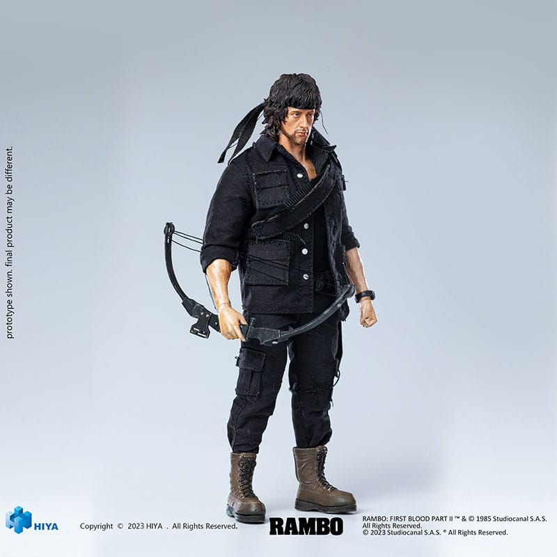 Miniatura: First Blood II Exquisite Super Series Rambo 1/12