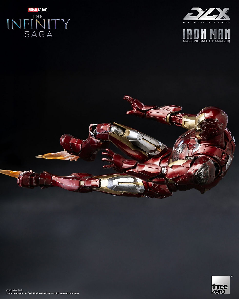 Thumbnail: The Avengers 1/12 DLX Iron Man Mark VII (Battle Damaged)  17,5 cm