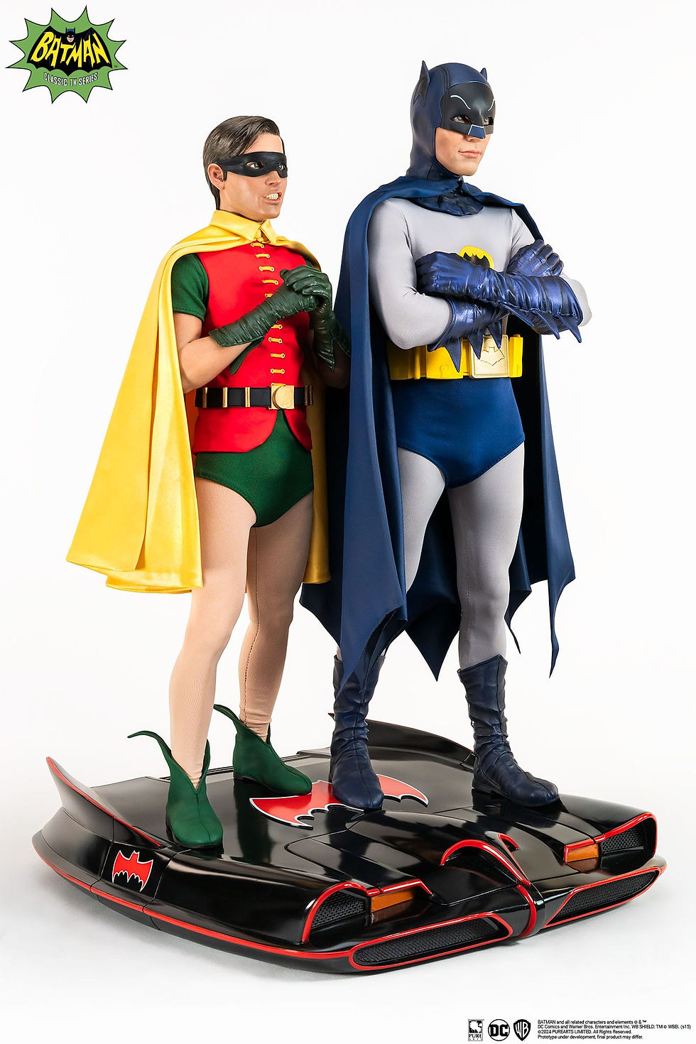 Miniatura: DC Comics Diorama Statue 1/4 Batman & Robin 1966 52 cm