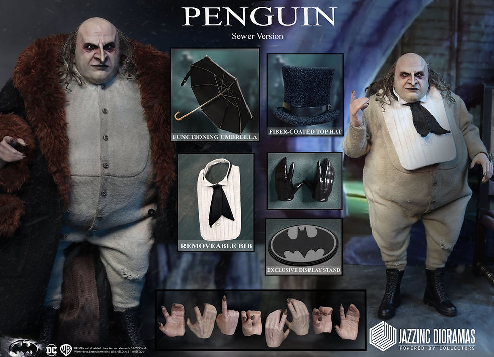 Miniatura: Jazzinc Dioramas Batman Returns 1992 1/6 Penguin Sewer