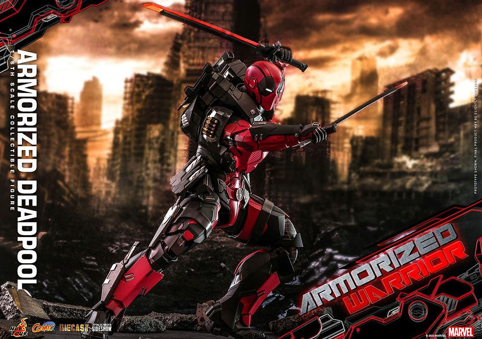 Thumbnail: Marvel Comic Masterpiece Action Figure 1/6 Armorized Deadpool 33 cm