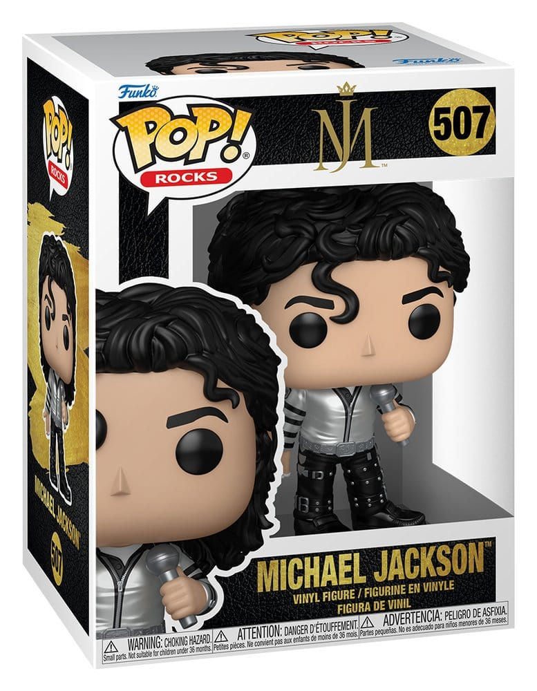 Michael Jackson POP! Rocks Vinyl Figure 507 Bad Tour (MT) 9 cm