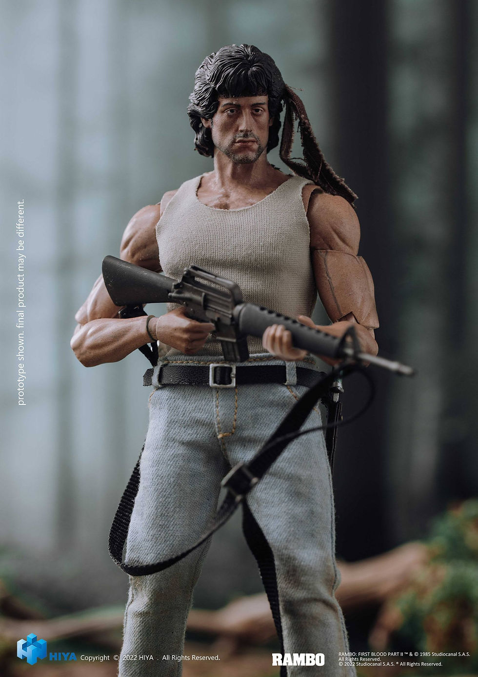 Miniatura: First Blood Exquisite Super 1/12 John Rambo 16 cm