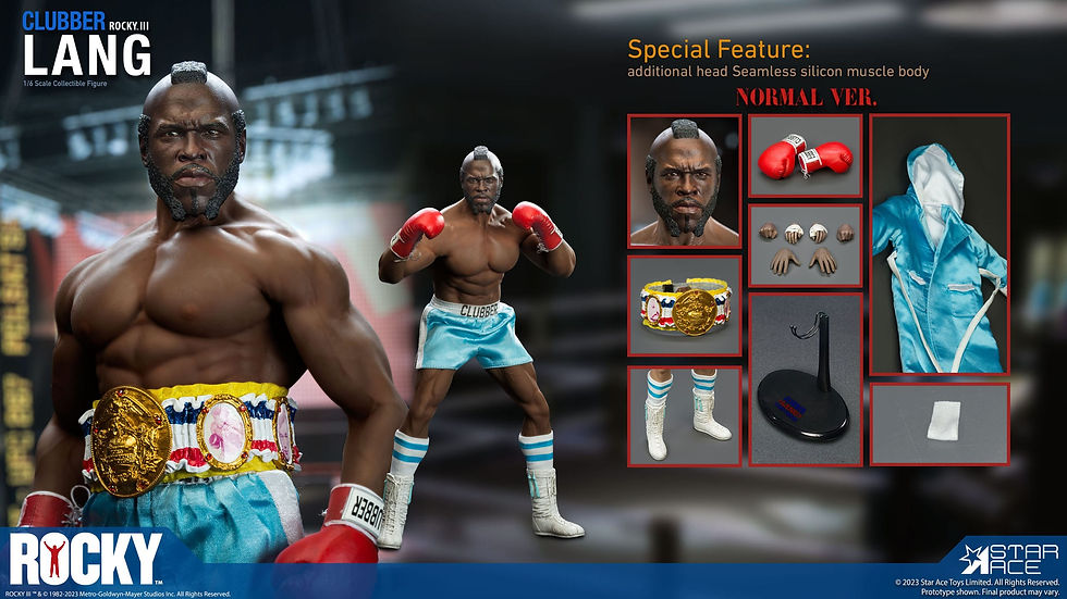 Miniatura: Rocky III Statue 1/6 Clubber Lang Normal Version 30 cm
