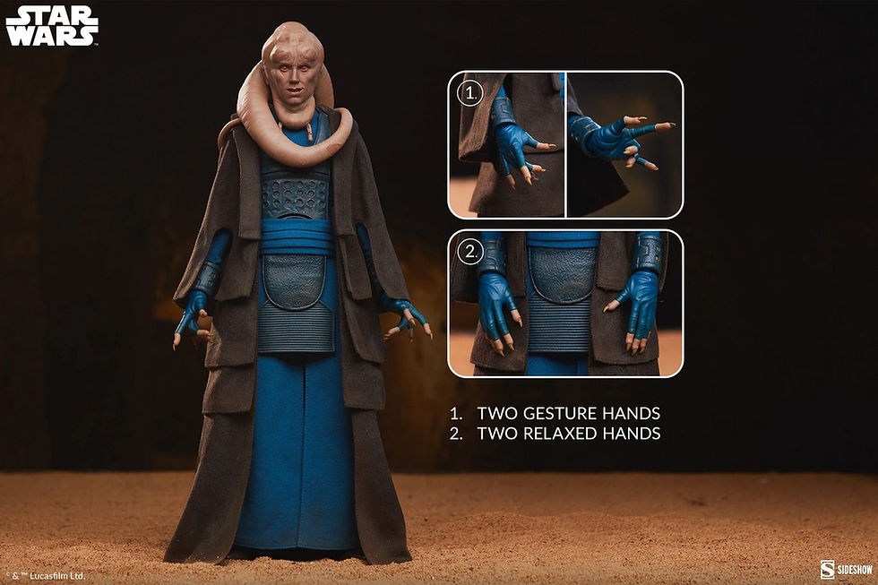 Miniatura: Star Wars action figure 1/6 Bib Fortuna