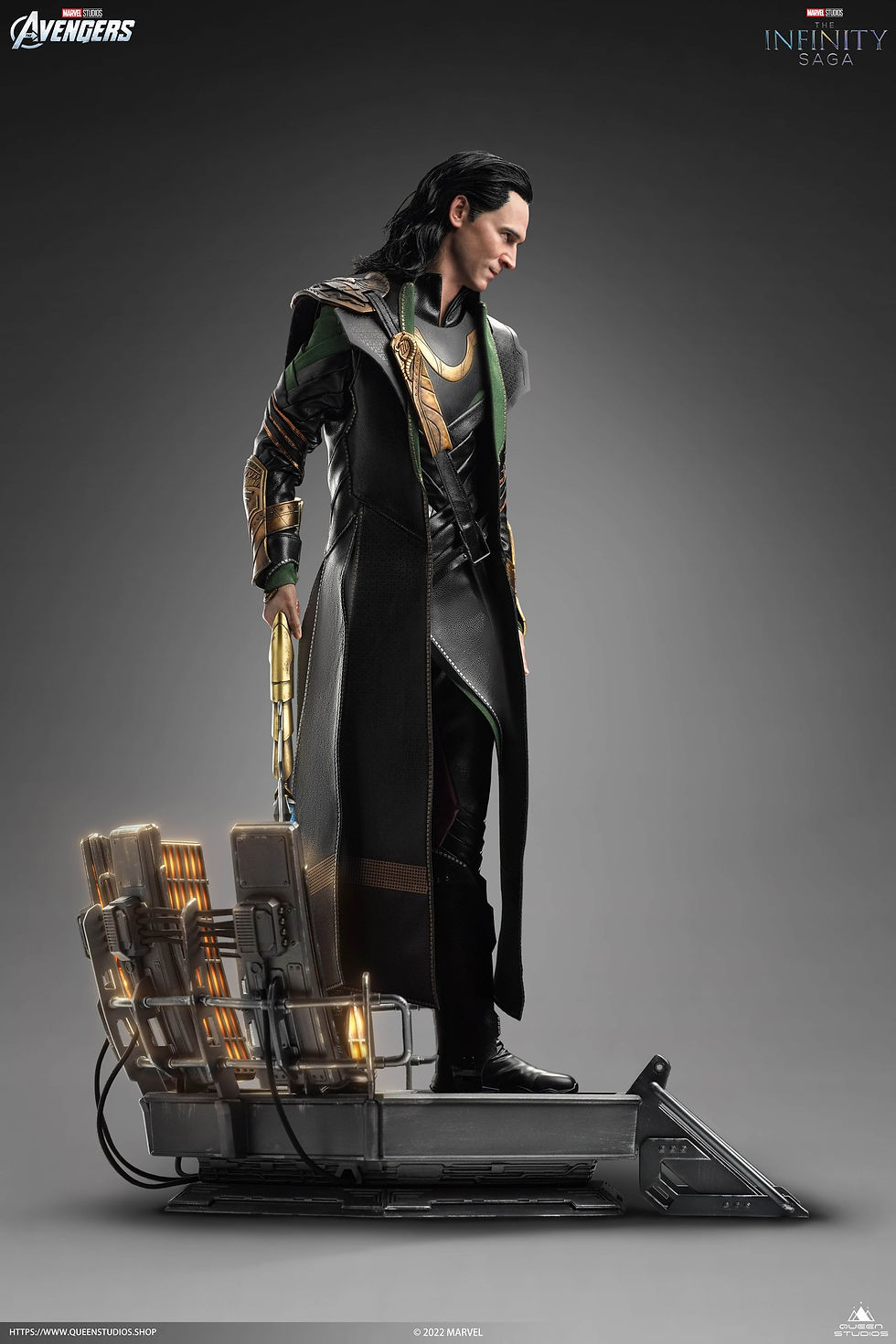 Miniatura: Queen Studios Loki 1/4 Infinity Saga Statue