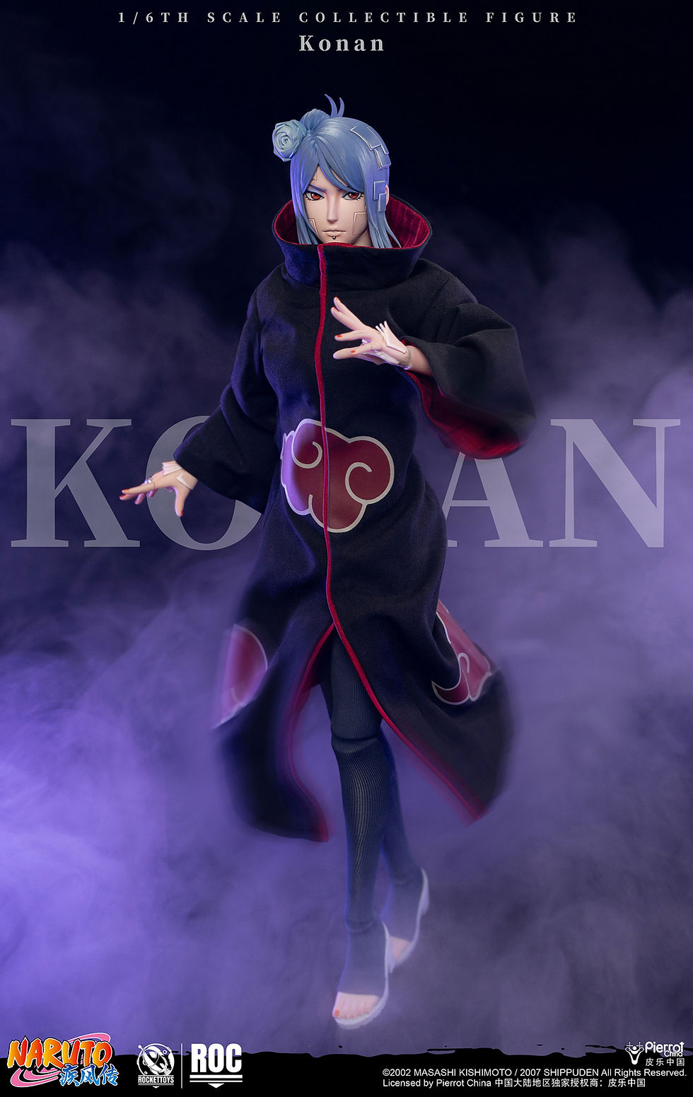 Thumbnail: Rocket Toys Naruto Shippuden 1/6  Konan ROC-023