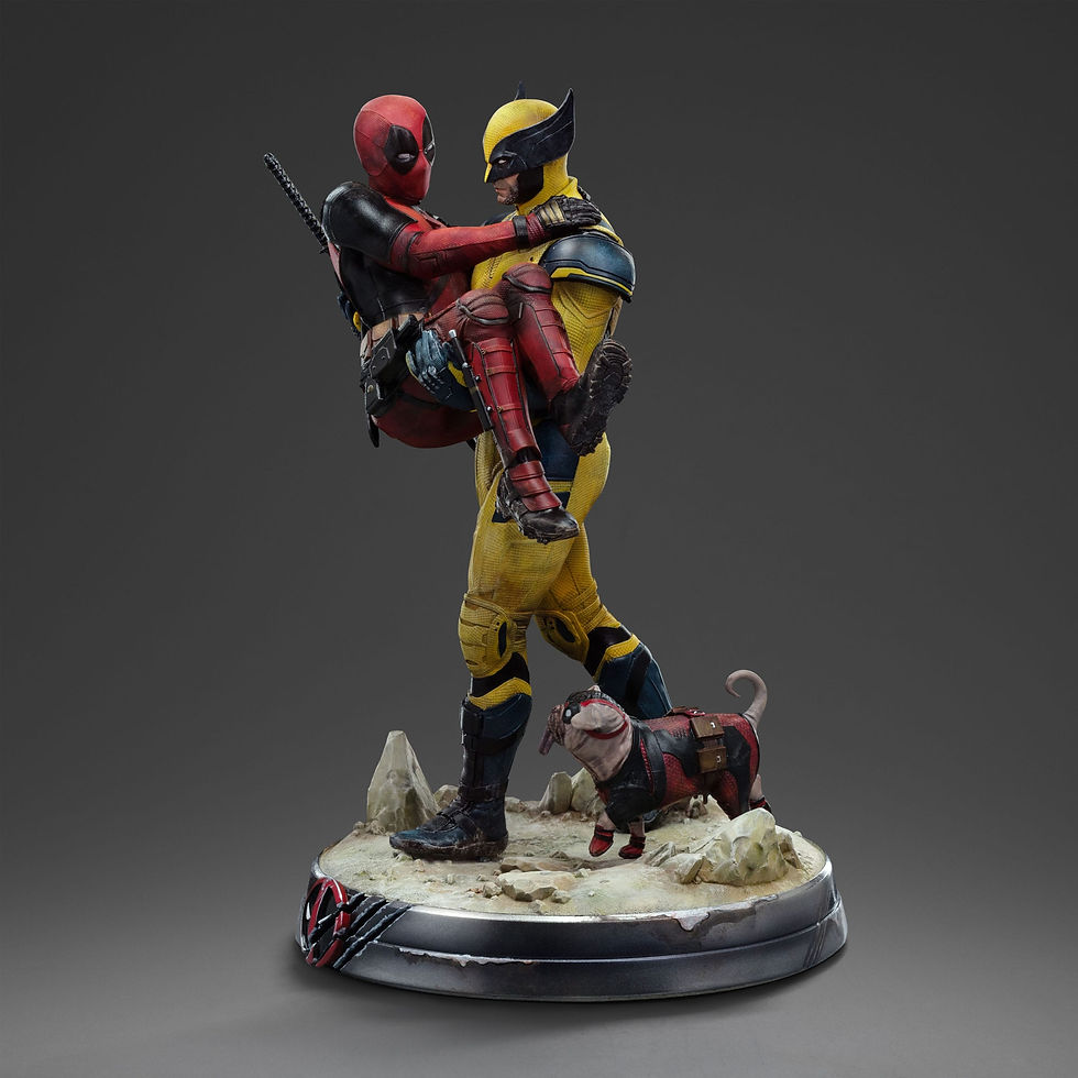 Miniatura: Deadpool Deluxe Art Scale Statue 1/10 Deadpool & Wolverine 21 cm