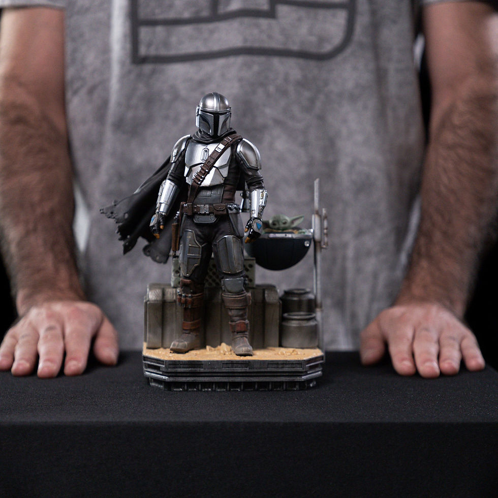 Thumbnail: Star Wars The Mandalorian 1/10 Din Djarin and Din Grogu 21 cm