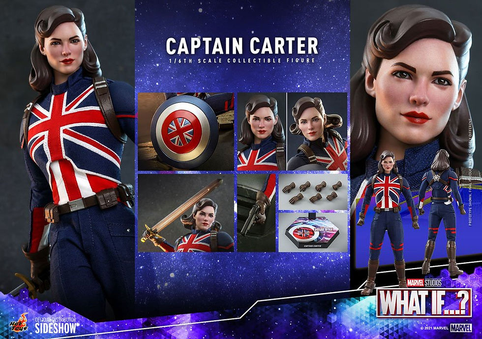 Thumbnail: What If...? Action Figure 1/6 Captain Carter 29 cm