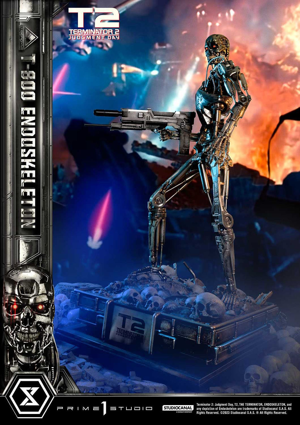 Thumbnail: Terminator 2 Museum Masterline Series  1/3 Judgment Day T800 Endoskeleton 74cm