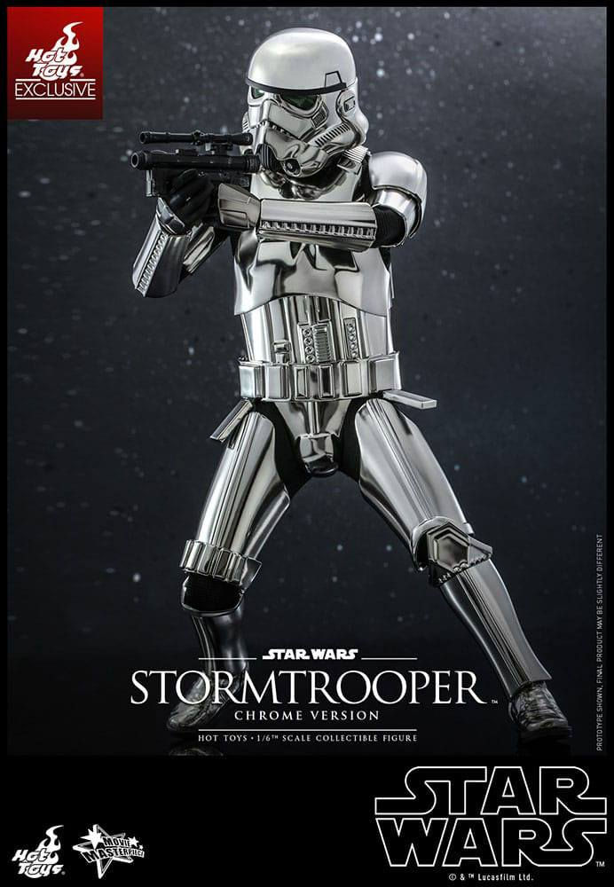 Thumbnail: Star Wars Movie Masterpiece  1/6 Stormtrooper (Chrome Version) MMS615