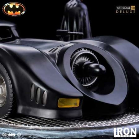Miniatura: Statue Batman & Batmobile (Deluxe) - Batman 1989 - Art Scale - Iron Studios