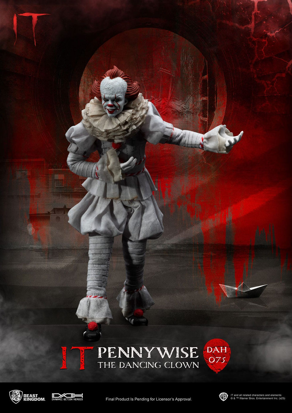 Miniatura: Stephen Kings It Dynamic 8ction Heroes 1/9 Pennywise 21 cm