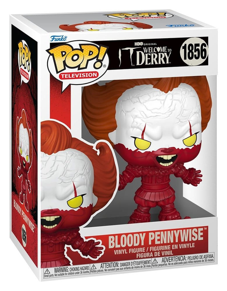 It: Welcome to Derry POP! Television Vinyl Figure 1856 Bloody Pennywise 9 cm