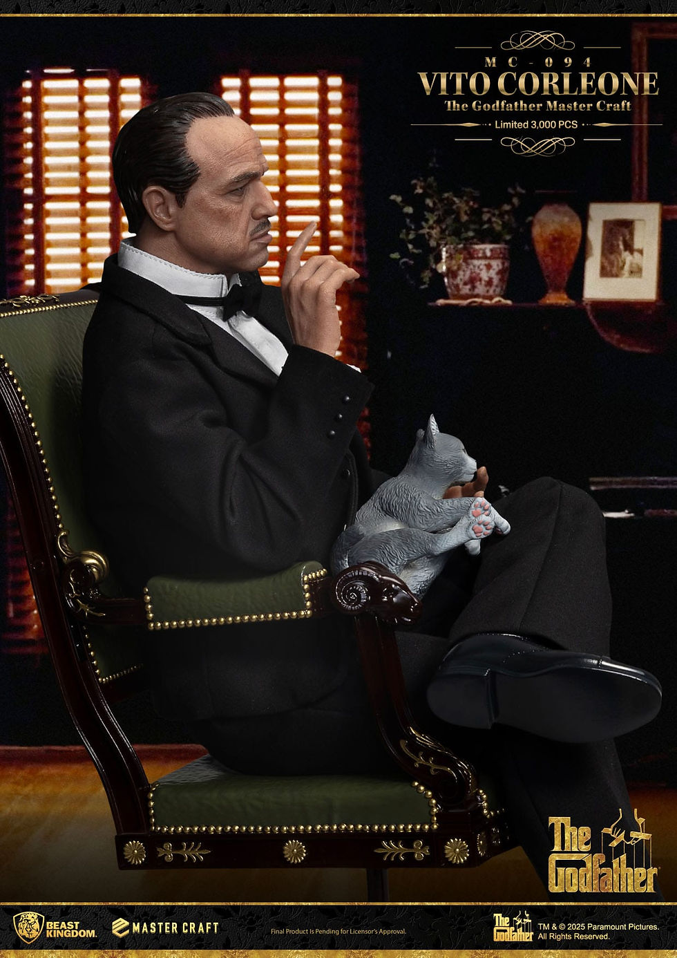 Thumbnail: The Godfather Master Craft Statue Vito Corleone 31 cm