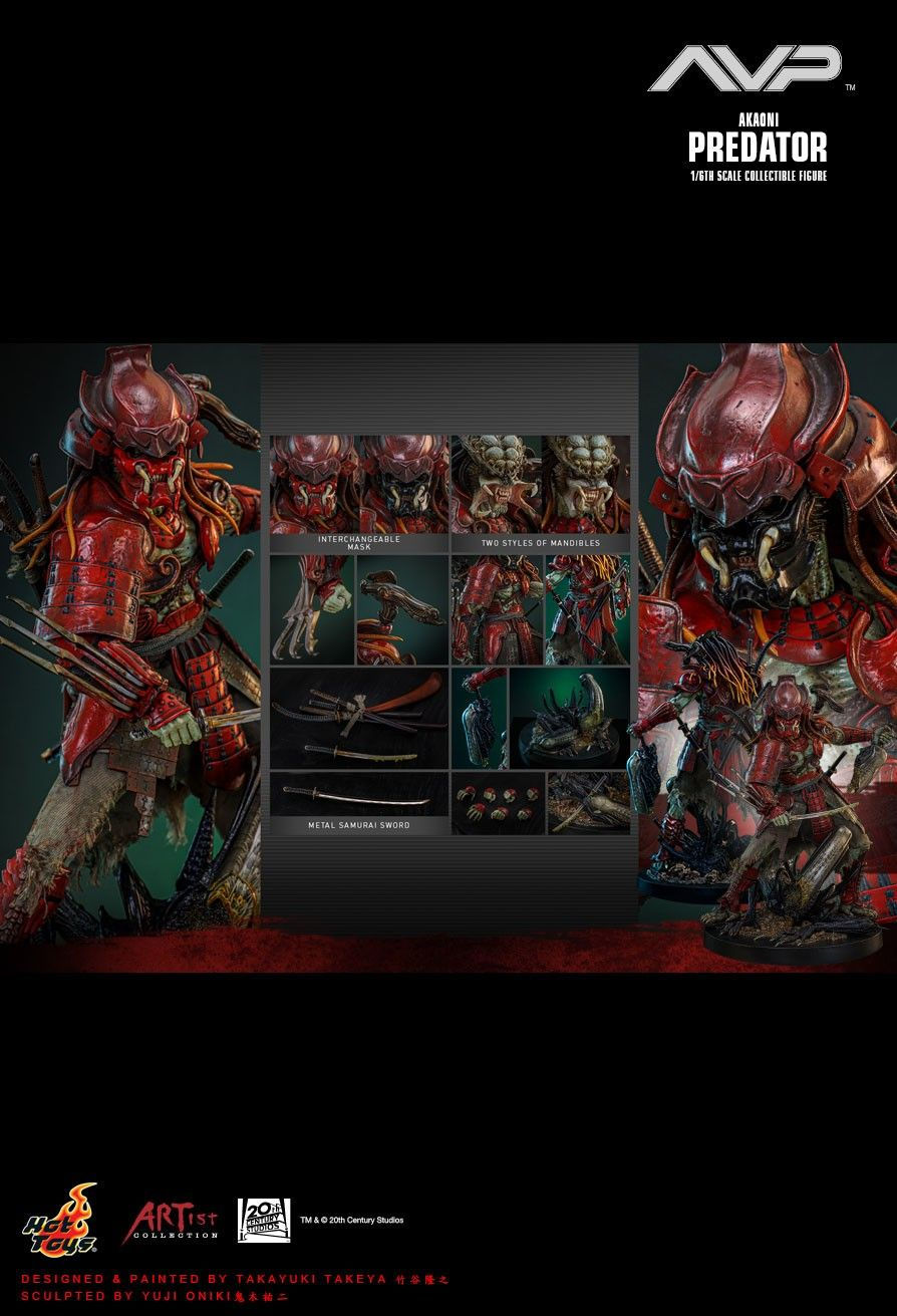 Miniatura: Alien vs. Predator: Akomi Samurai Predator 1/6 AC06