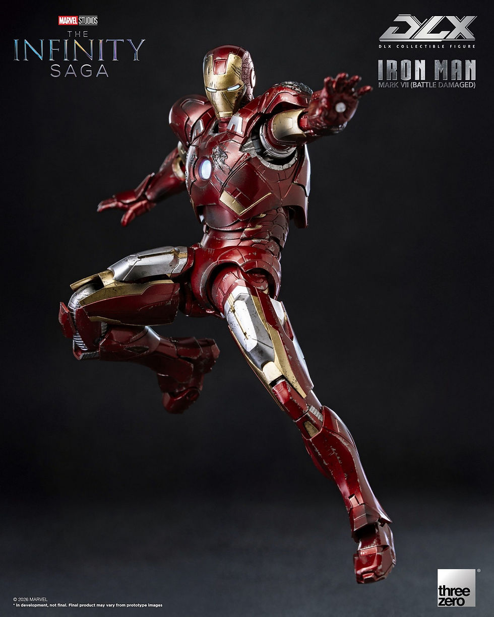 Thumbnail: The Avengers 1/12 DLX Iron Man Mark VII (Battle Damaged)  17,5 cm