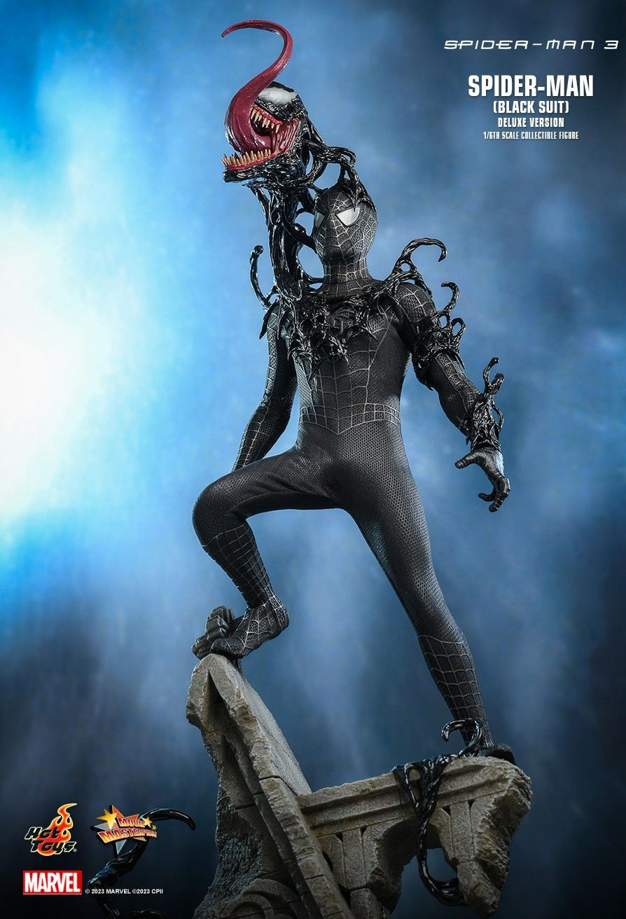Thumbnail: Spider-man 3  Spider-man (black Suit) 1/6 Deluxe Edition 30 cm
