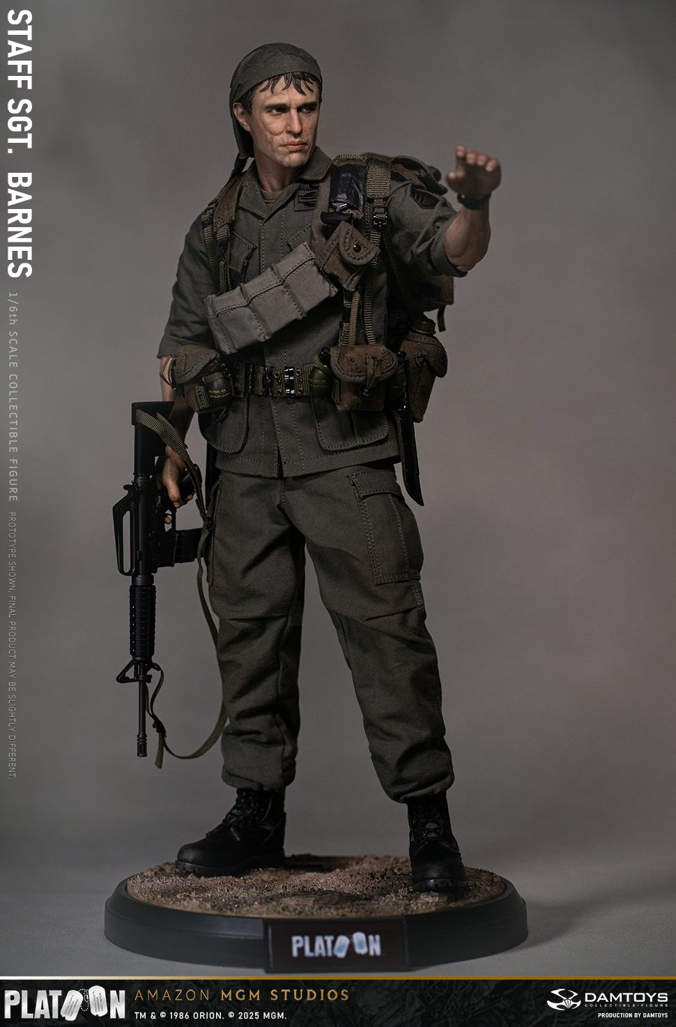 Miniatura: DAMTOYS Platoon 1/6 Staff Srg. Barnes DMS045