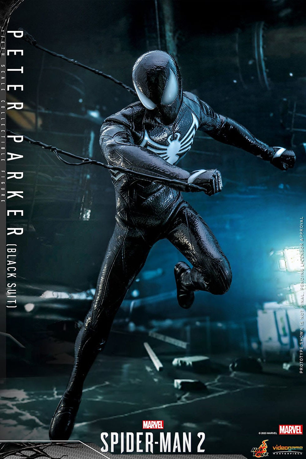 Thumbnail: Spider-Man 2 Video Game 1/6 Peter Parker (Black Suit) 30 cm