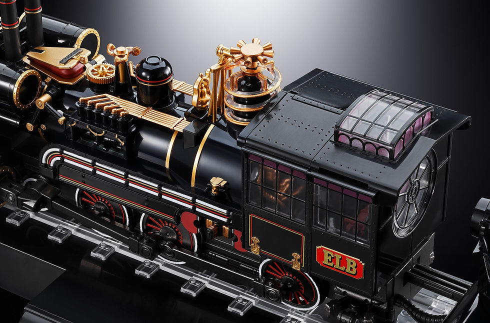 Thumbnail: Back To The Future Chogokin Action Figure Time Train 52 cm