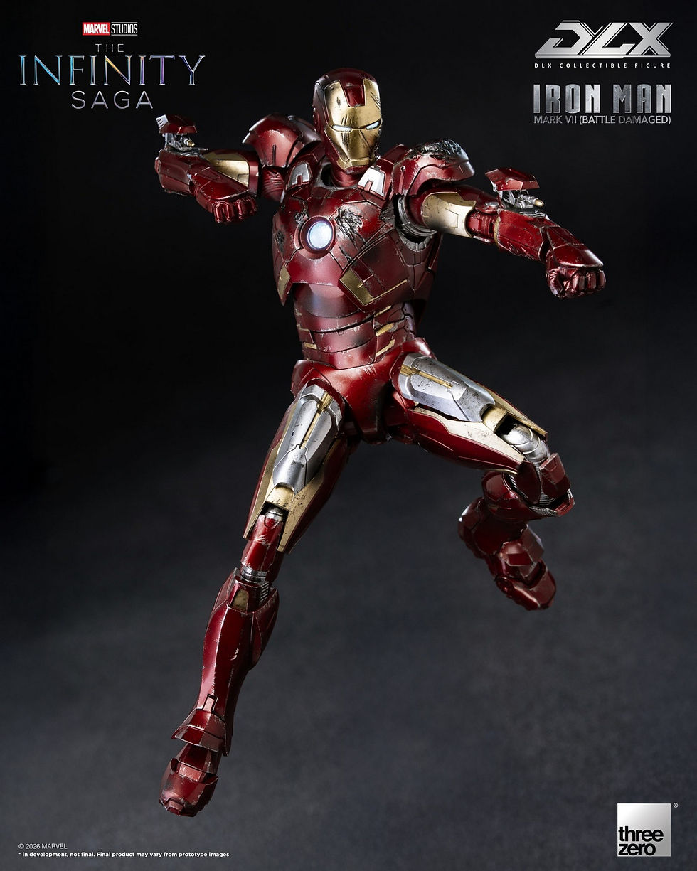 Thumbnail: The Avengers 1/12 DLX Iron Man Mark VII (Battle Damaged)  17,5 cm