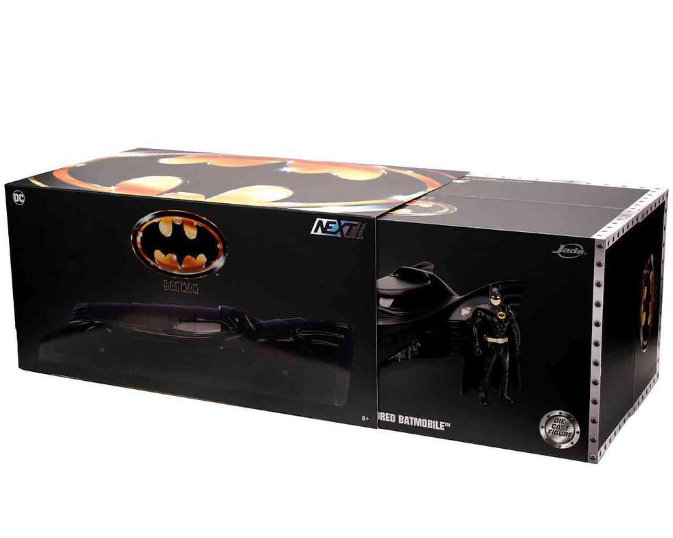 Miniatura: Batman 1989 - Armored Batmobile Die-cast 1/24 with Batman Limted Edition