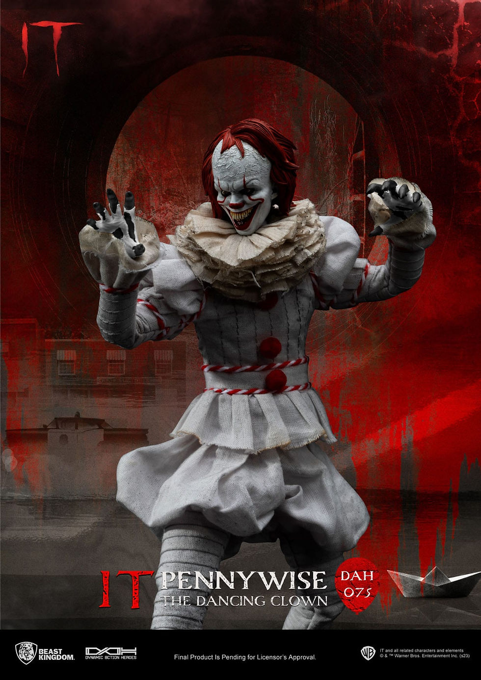 Miniatura: Stephen Kings It Dynamic 8ction Heroes Action Figure 1/9 Pennywise 21 cm