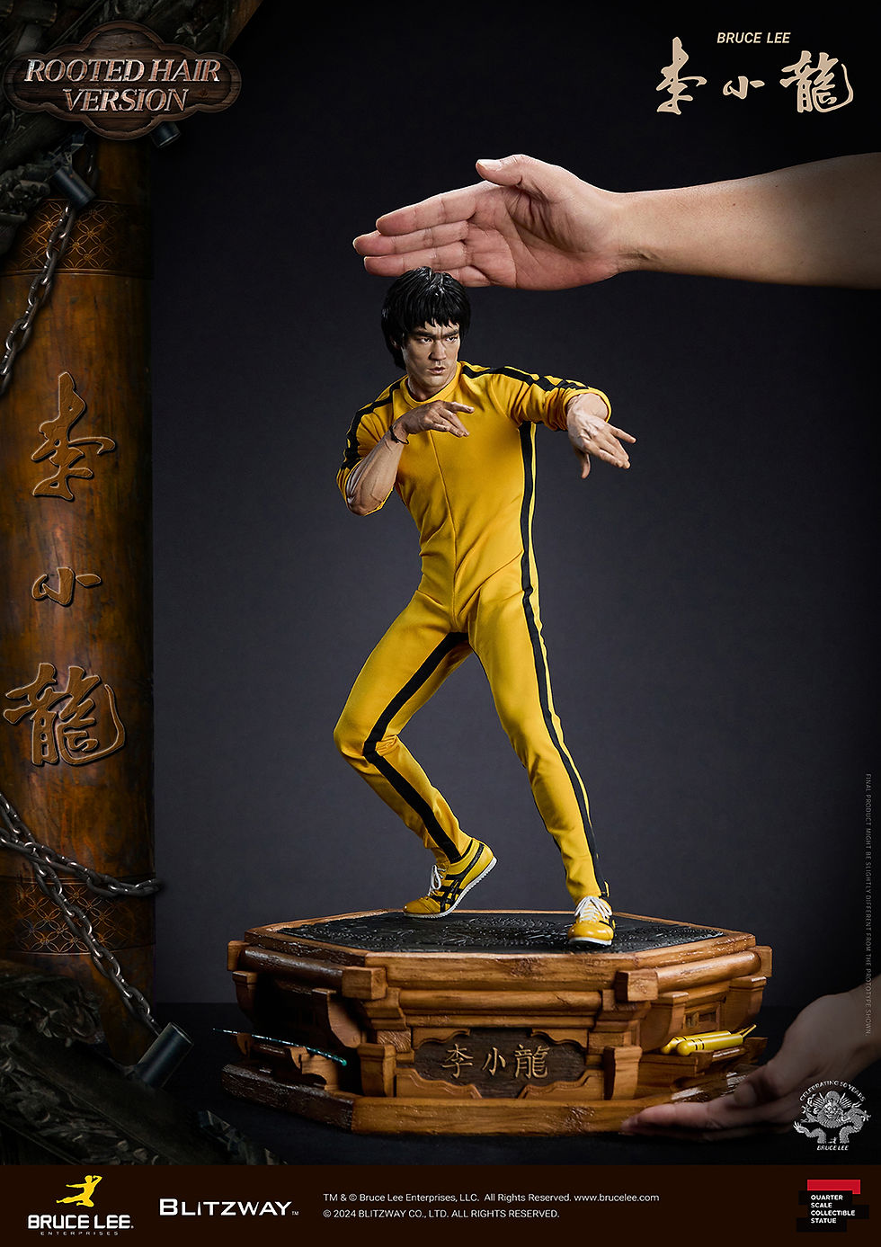 Miniatura: Bruce Lee Tribute : 50th Anniversary 1/4  (Rooted Hair Version)